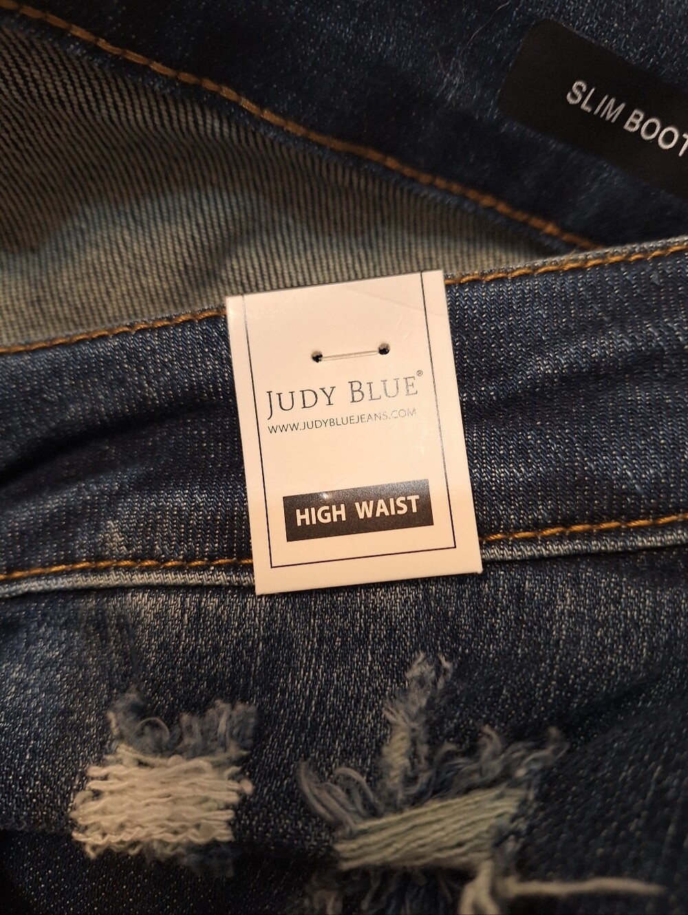 NWT Judy Blue Slim Boot Cut Jeans. 16Wx34Long - Picture 5 of 9